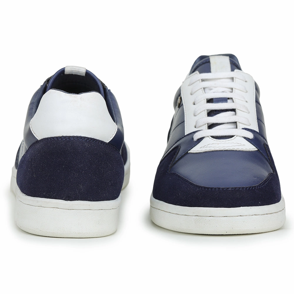 Healers Casual Blue Lace-Up Sneakers For Men SYN-65 By Liberty