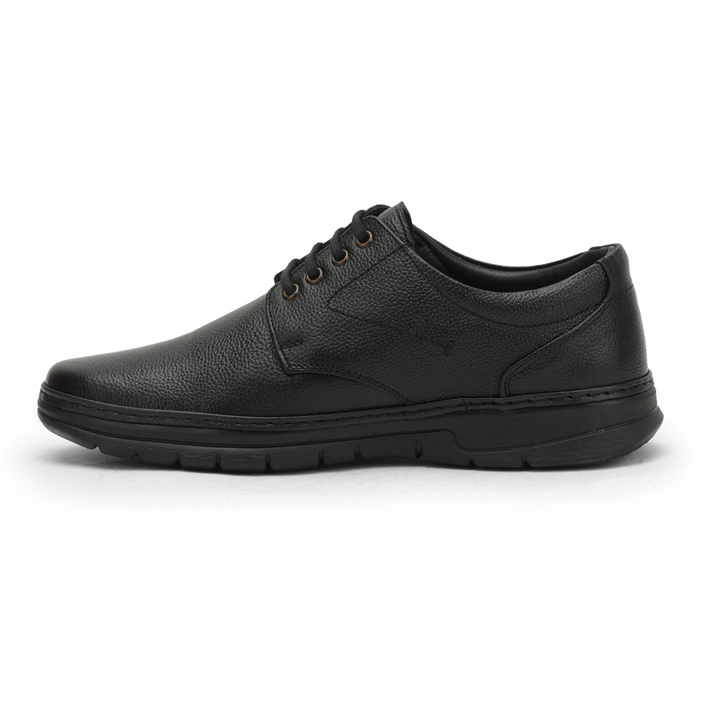 Healers Formal Lacing Shoes For Men (Black) ER-50 By Liberty