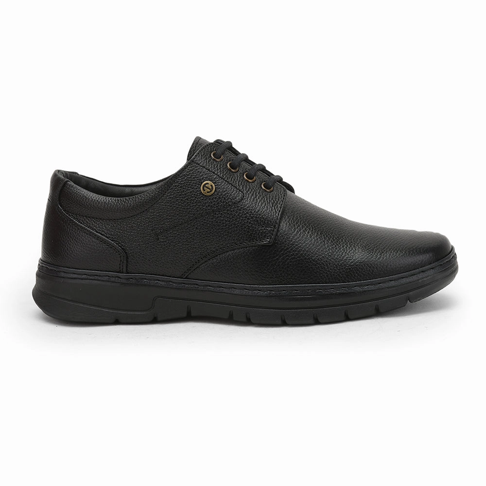Healers Formal Lacing Shoes For Men (Black) ER-50 By Liberty