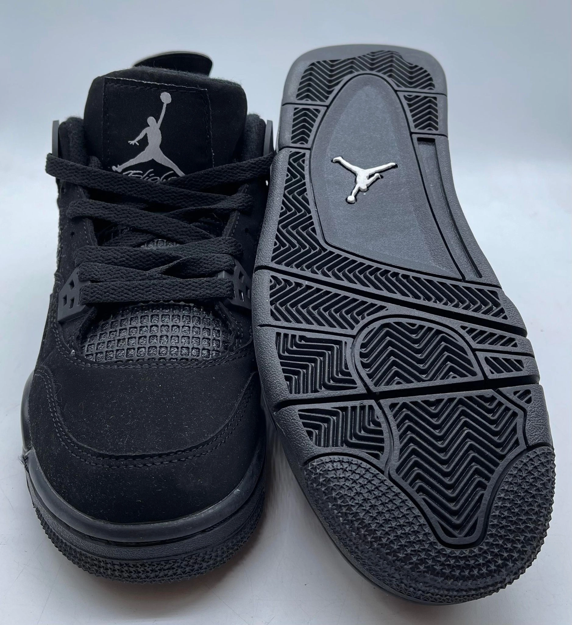 Kids Air Jordan 4 Retro Black Cat. 8