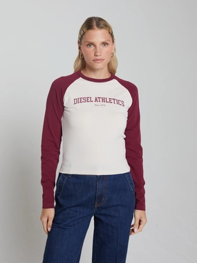 Kirsten Ls Tee Cranberry Red