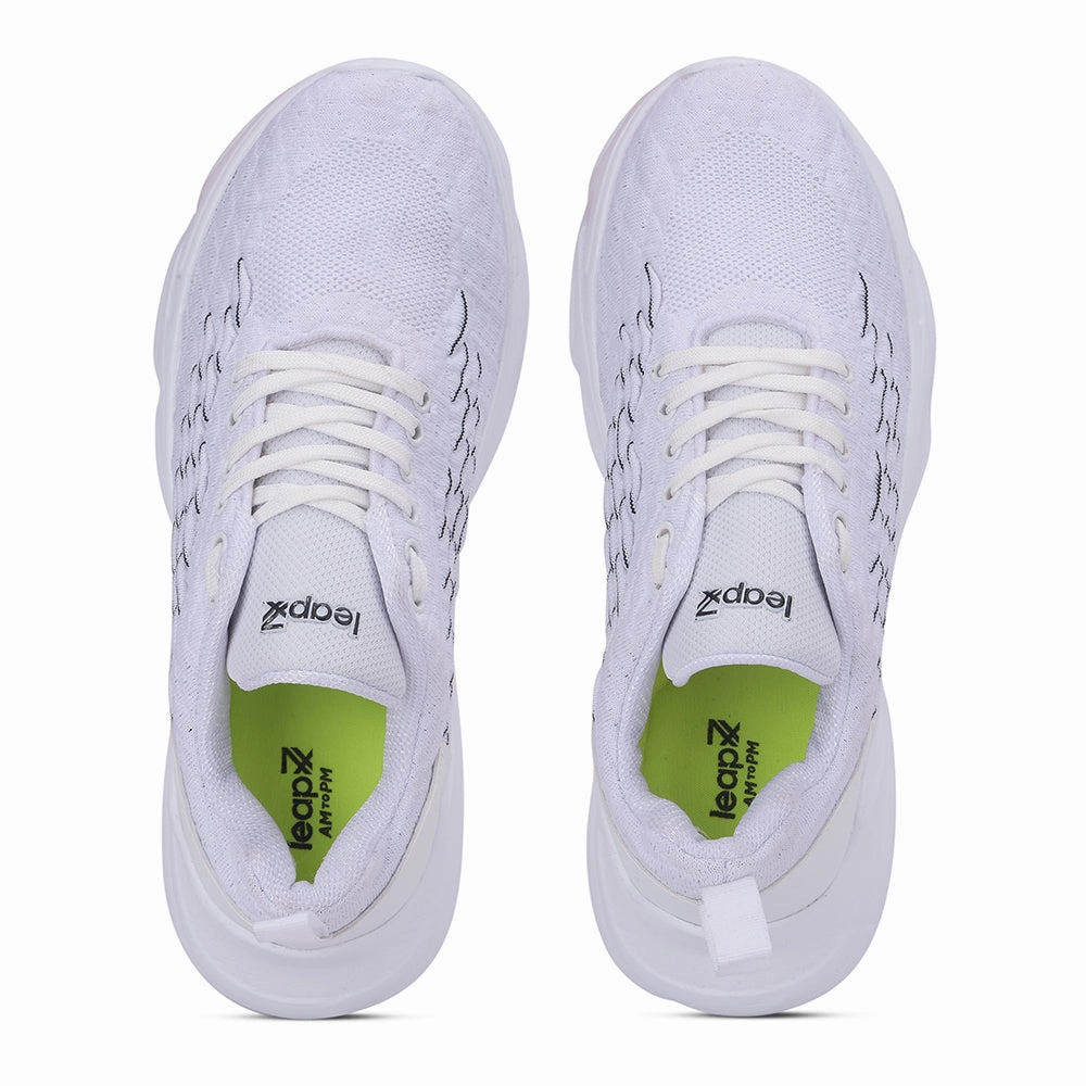 Leap7x Lacing White Casual Shoes For Men SAMUEL-1E By Liberty