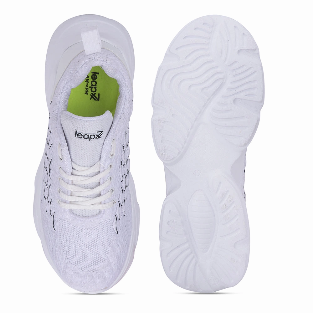 Leap7x Lacing White Casual Shoes For Men SAMUEL-1E By Liberty