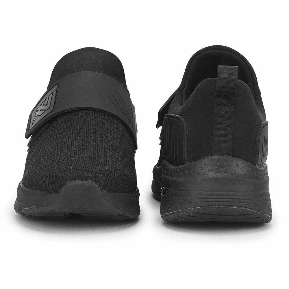 Leap7x Sports Non Lacing Shoe For Men ( Black ) PRIME By Liberty