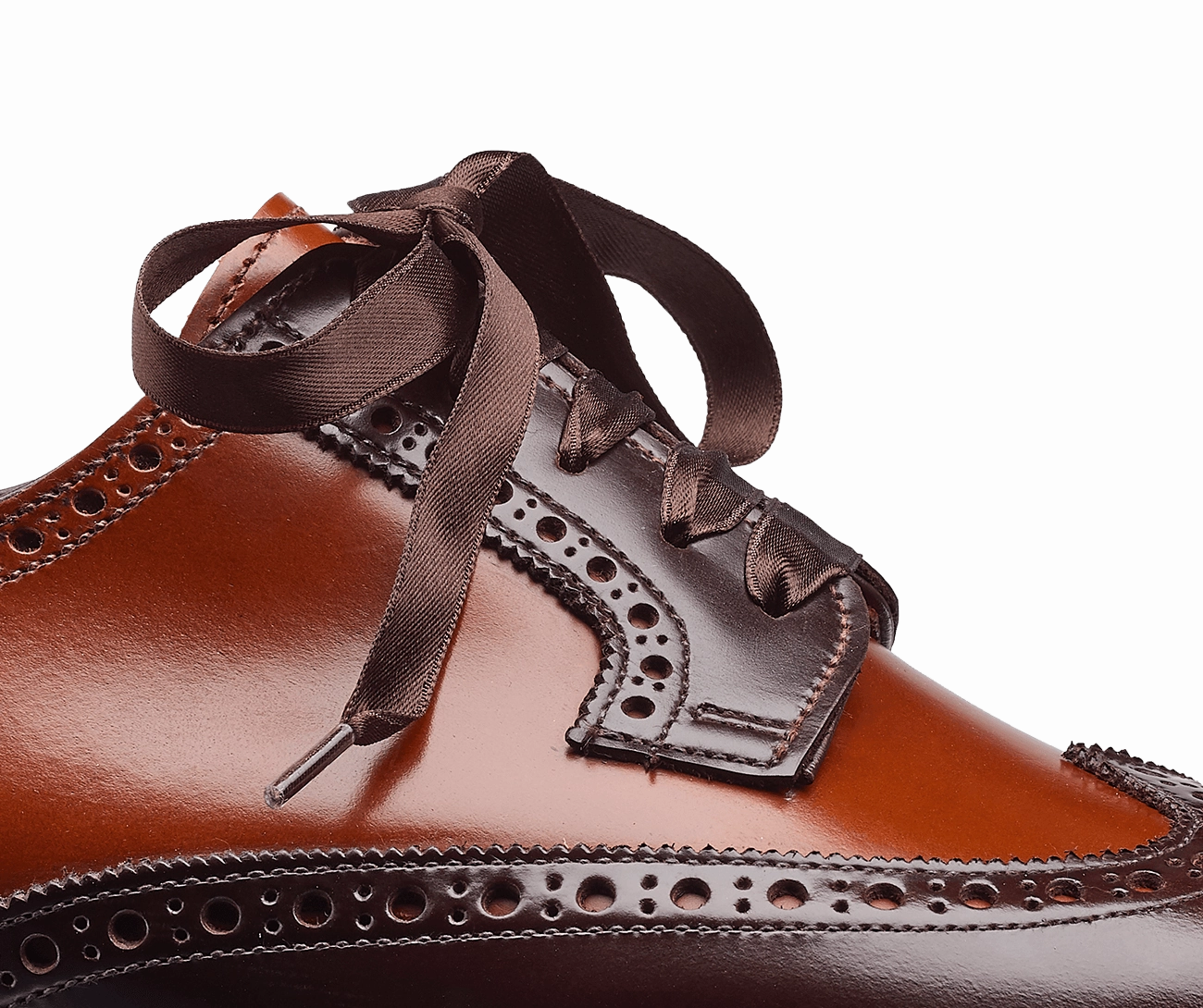 Luna Dark Brown & Tan Cavalry Calf