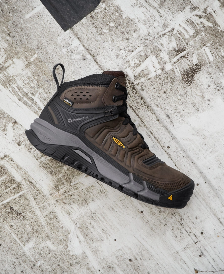 Men's Kansas City  Waterproof Mid (Carbon Toe)  |  Coffee Bean/Black
