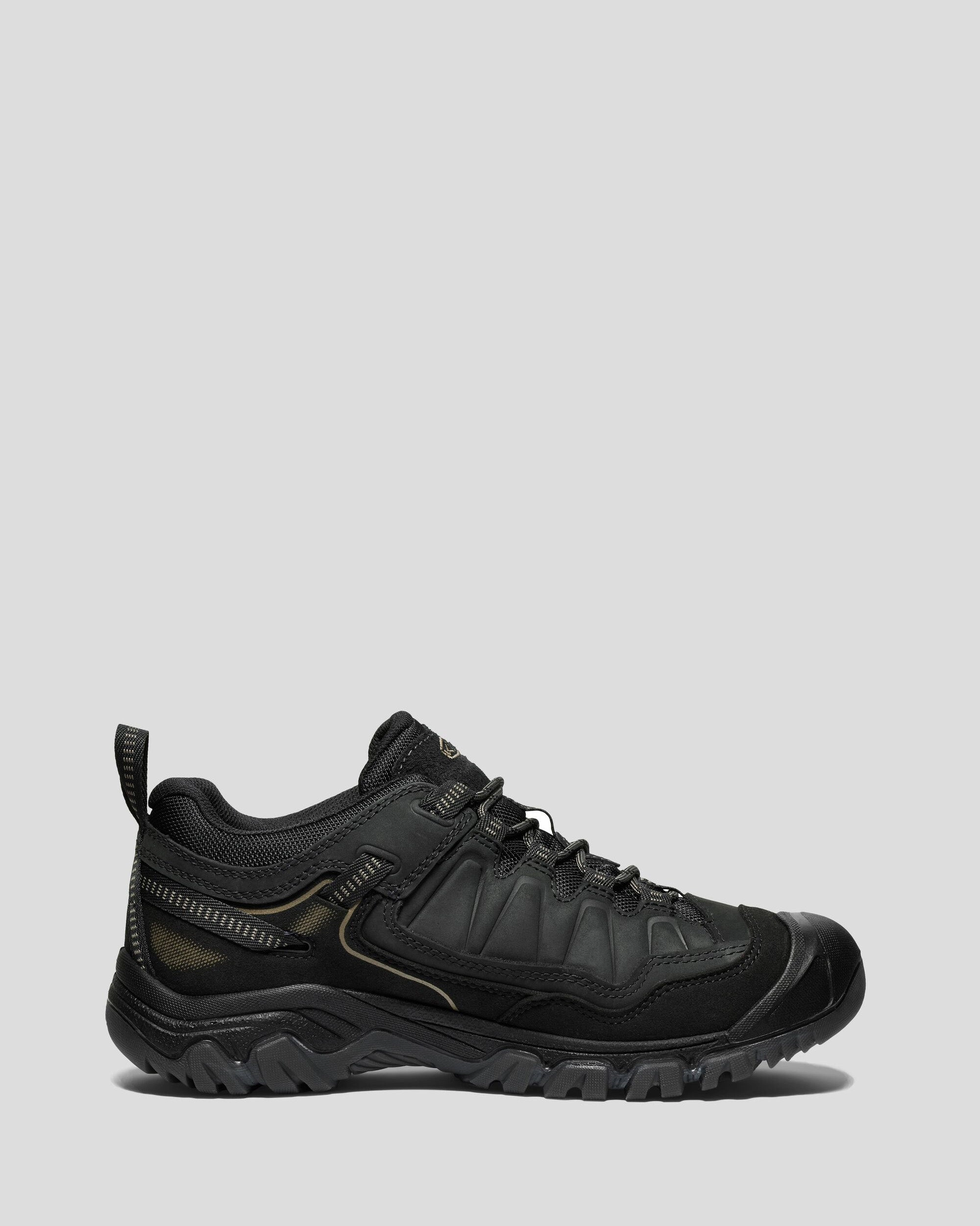 Men's Keen Targhee IV Waterproof Hiking Shoes - Black