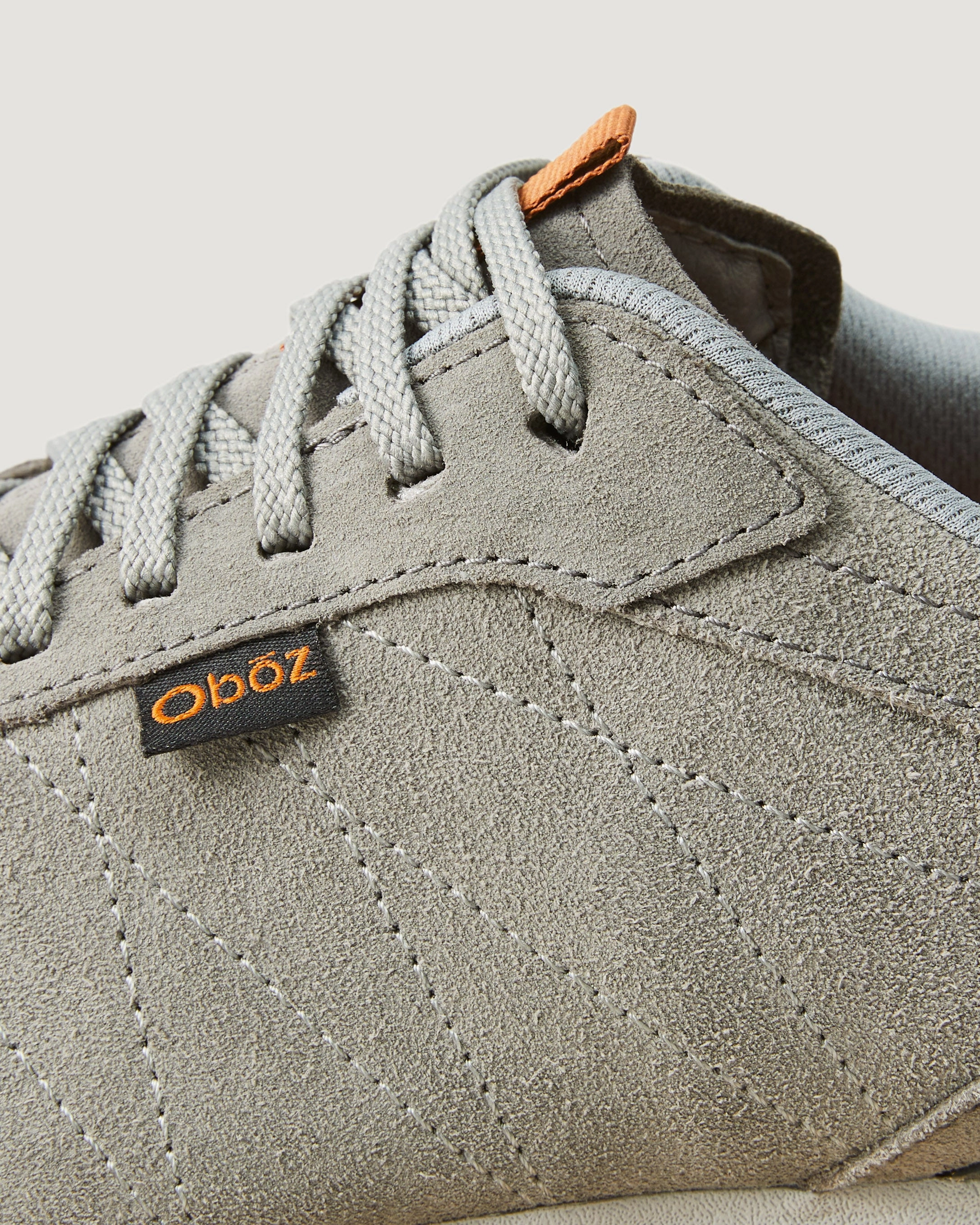Men's Oboz Bozeman Low Leather Shoes - Charcoal