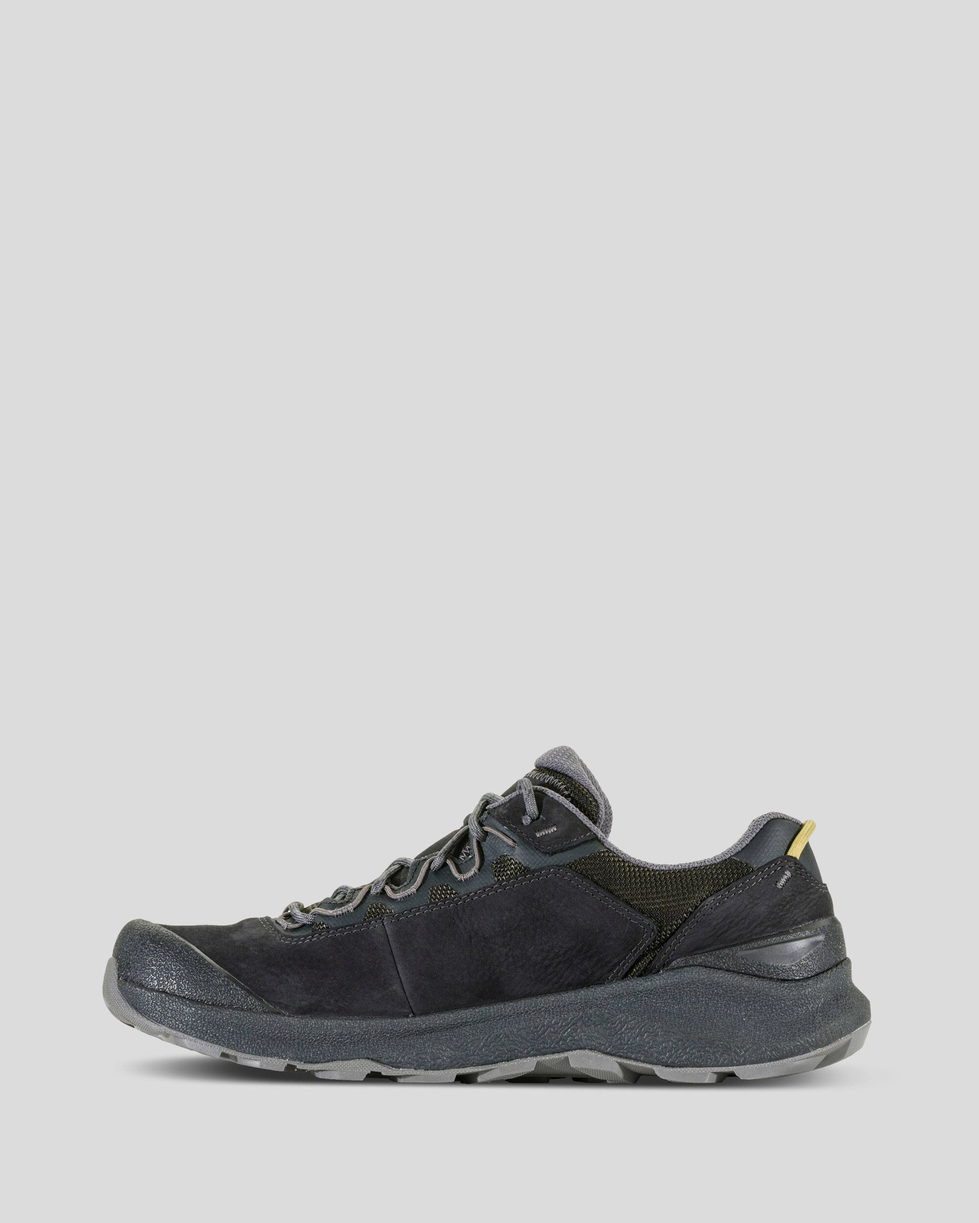 Men's Oboz Cottonwood Low Waterproof Hiking Shoes - Black Sea