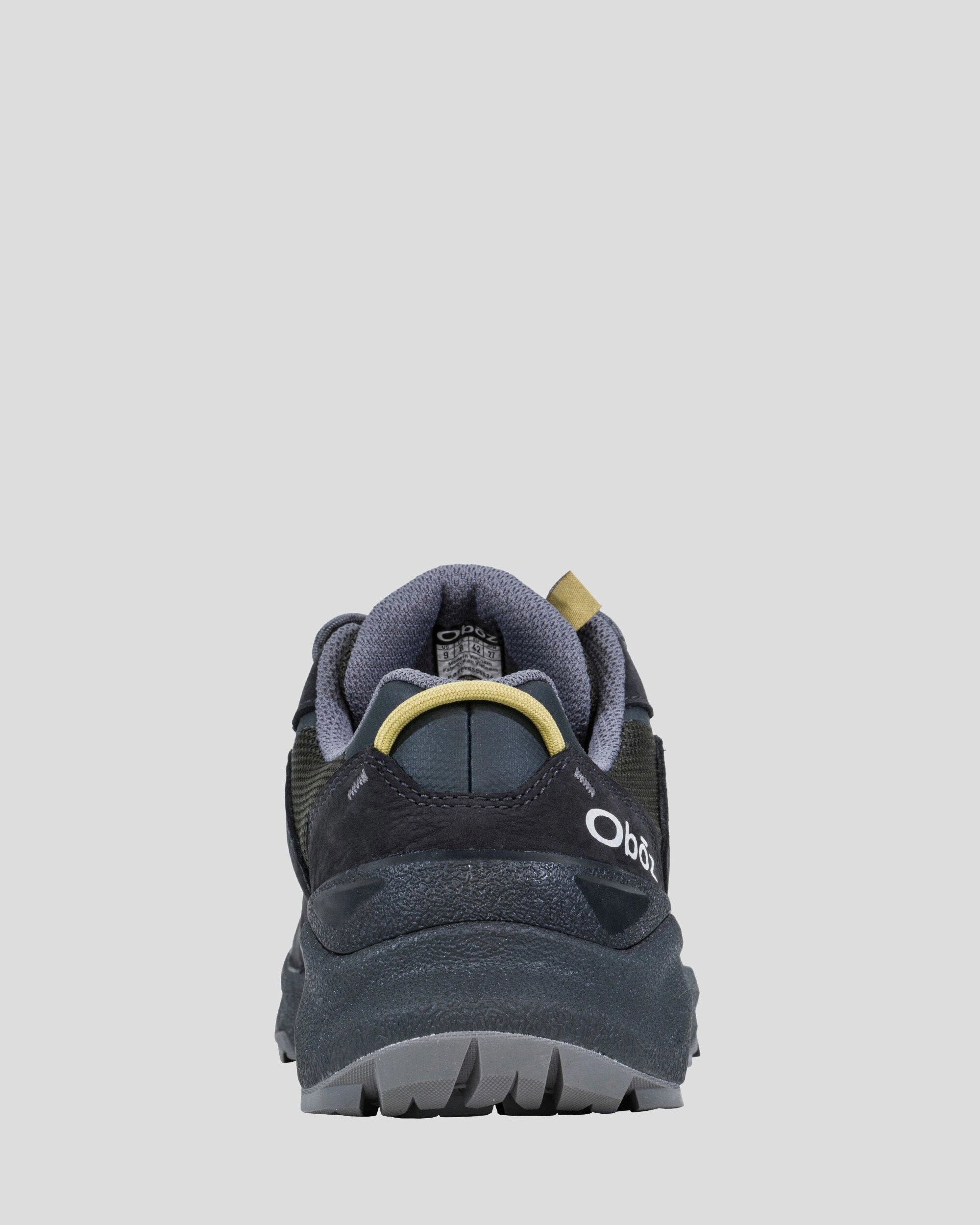 Men's Oboz Cottonwood Low Waterproof Hiking Shoes - Black Sea