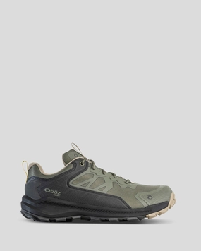 Men's Oboz Katabatic Low Waterproof Hiking Shoes - Evergreen