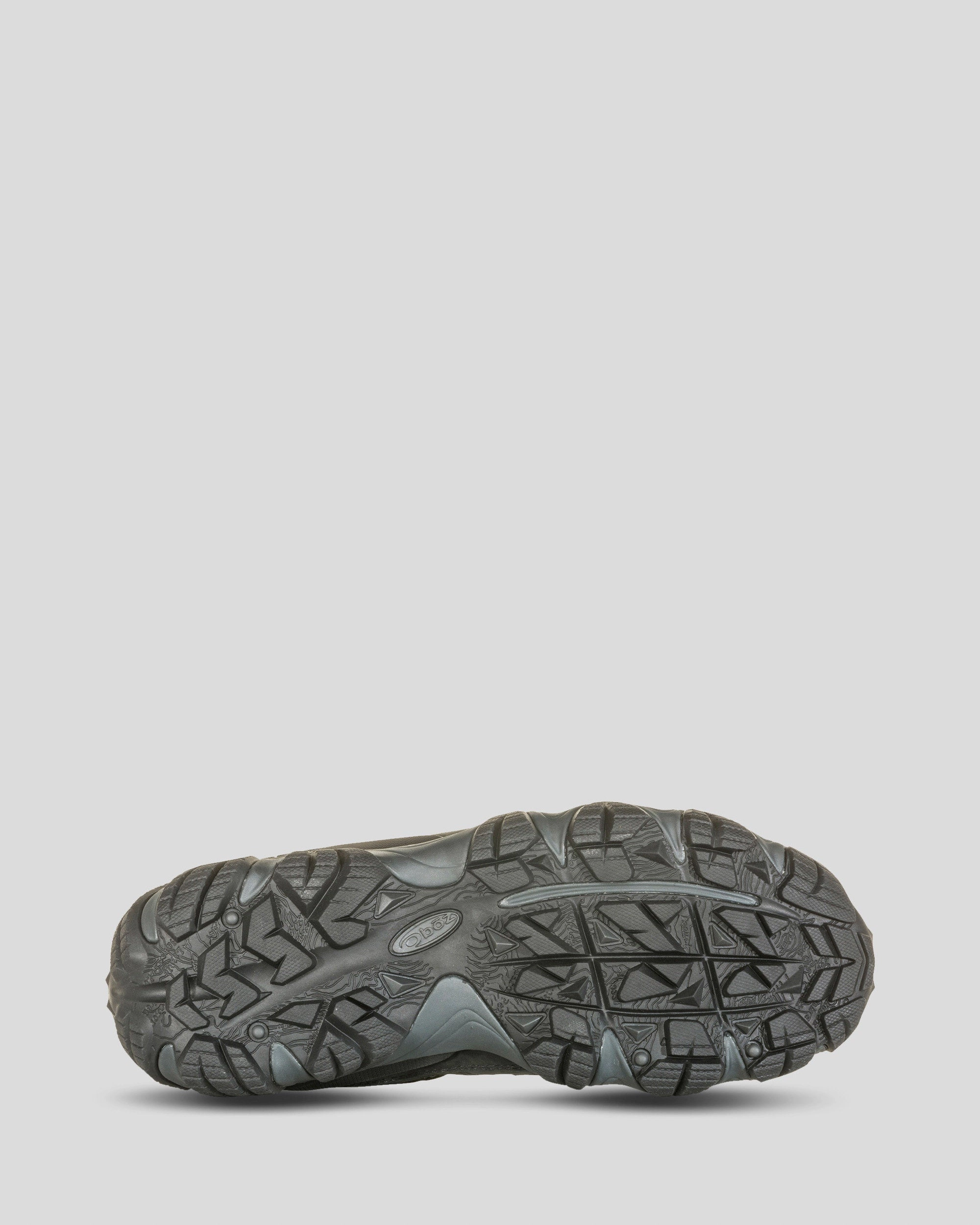 Men's Oboz Sawtooth II Low Waterproof Hiking Shoes - Wide - Shadow Burlap