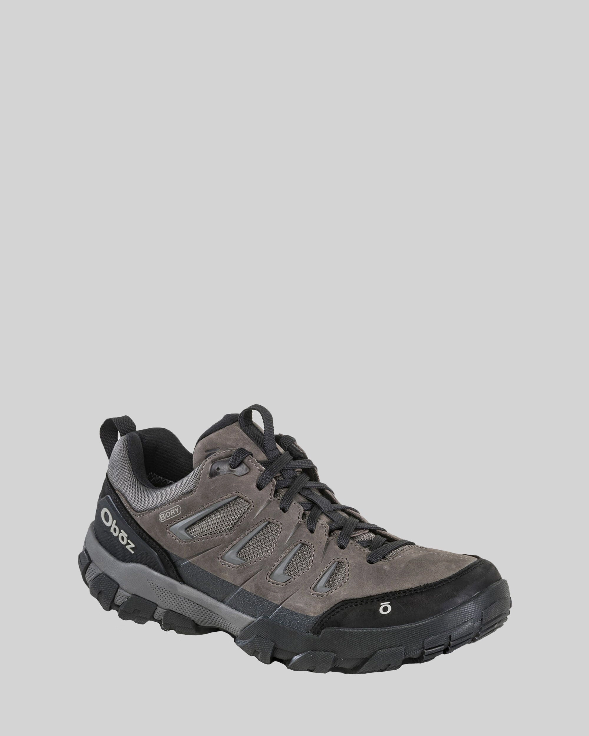Men's Oboz Sawtooth X Low Waterproof Hiking Shoes - Wide - Charcoal