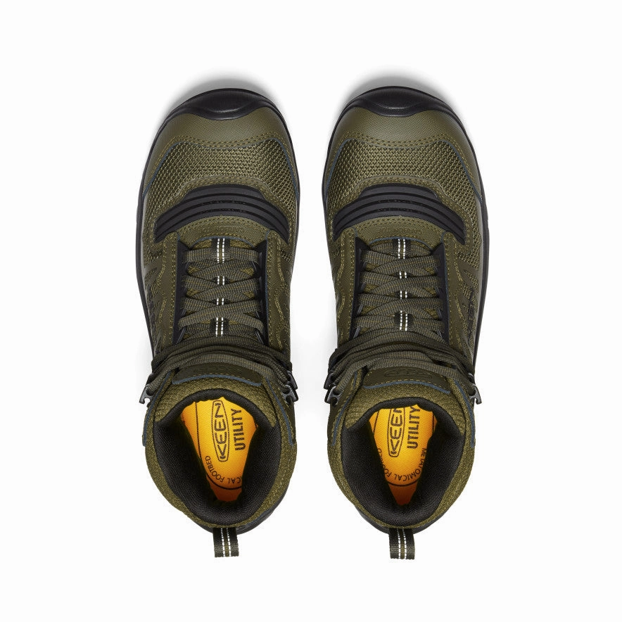 Men's Reno Mid Waterproof (Carbon Toe)  |  Dark Olive/Black
