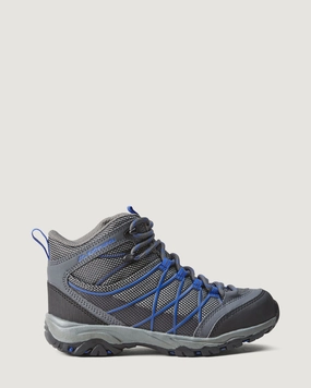 Messey Mid Kids' Unisex Boots v2 - Grey/Blue