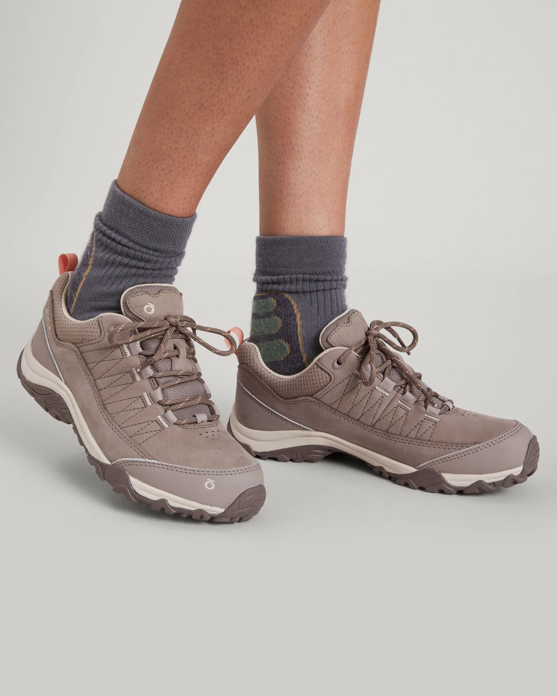 Oboz Ousel Women's Low B-DRY Hiking Shoes - Cinder Stone
