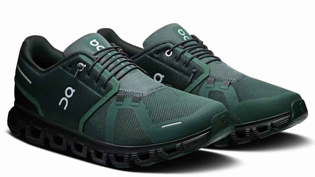 On Running Cloud 6 Evergreen Black (M)