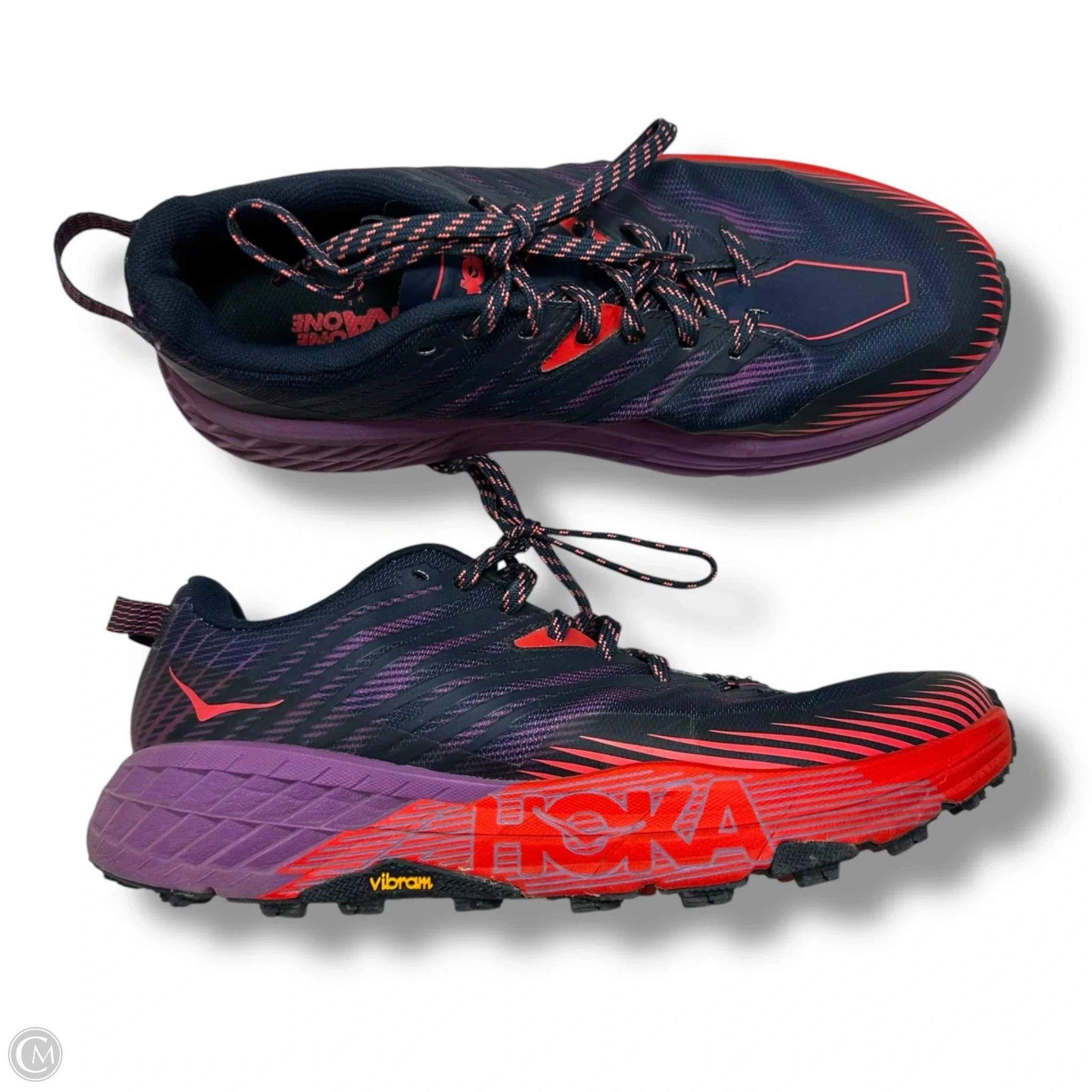 One One Speedgoat 4 Trail Shoe 
Sneakers By Hoka In Navy, Size: 11