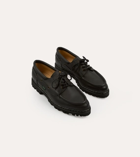 Paraboot Chimey Black Calf Leather Derby Shoe