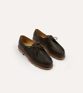 Paraboot Michael Brown Deer Leather Derby Shoe