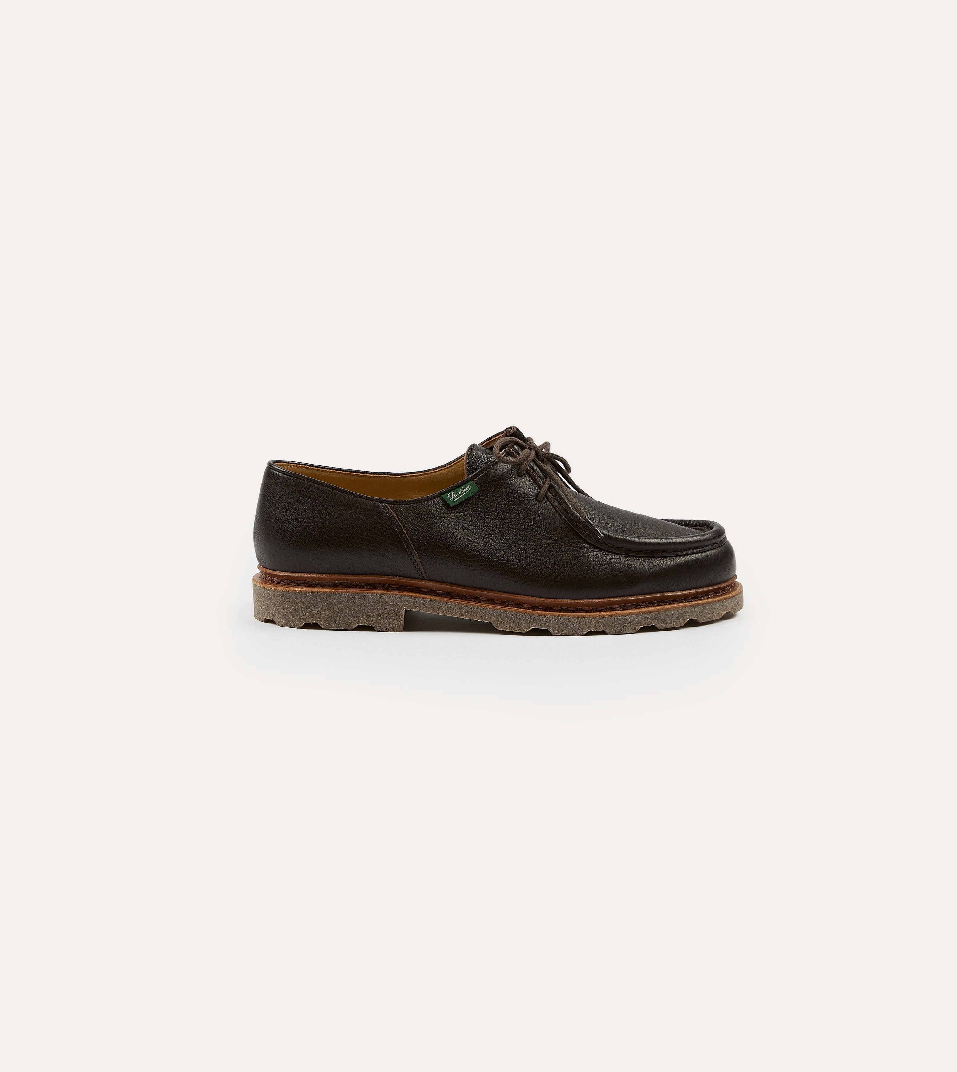 Paraboot Michael Brown Deer Leather Derby Shoe