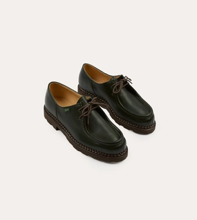 Paraboot Michael Green Leather Derby Shoe