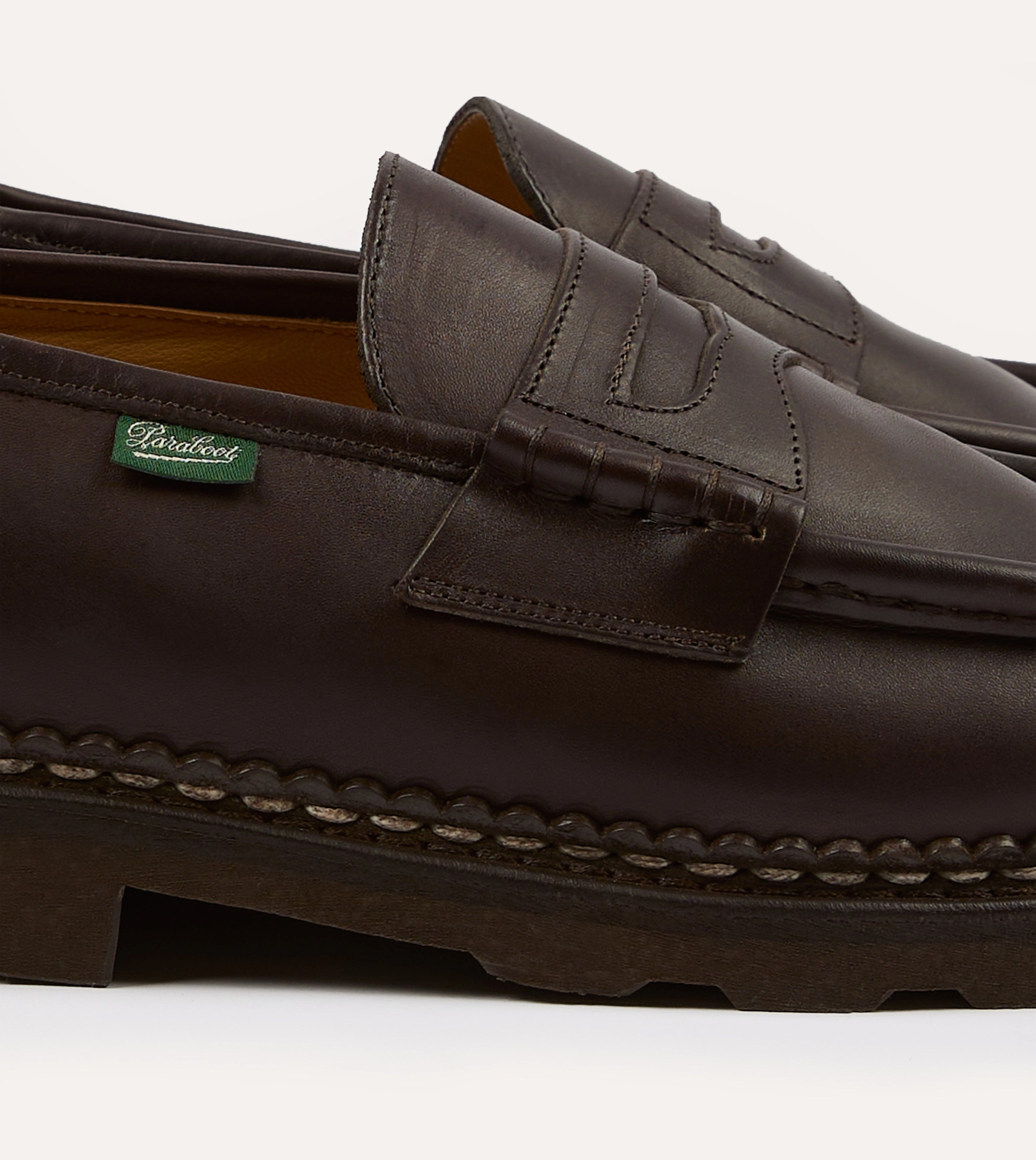 Paraboot Reims Brown Leather Loafer