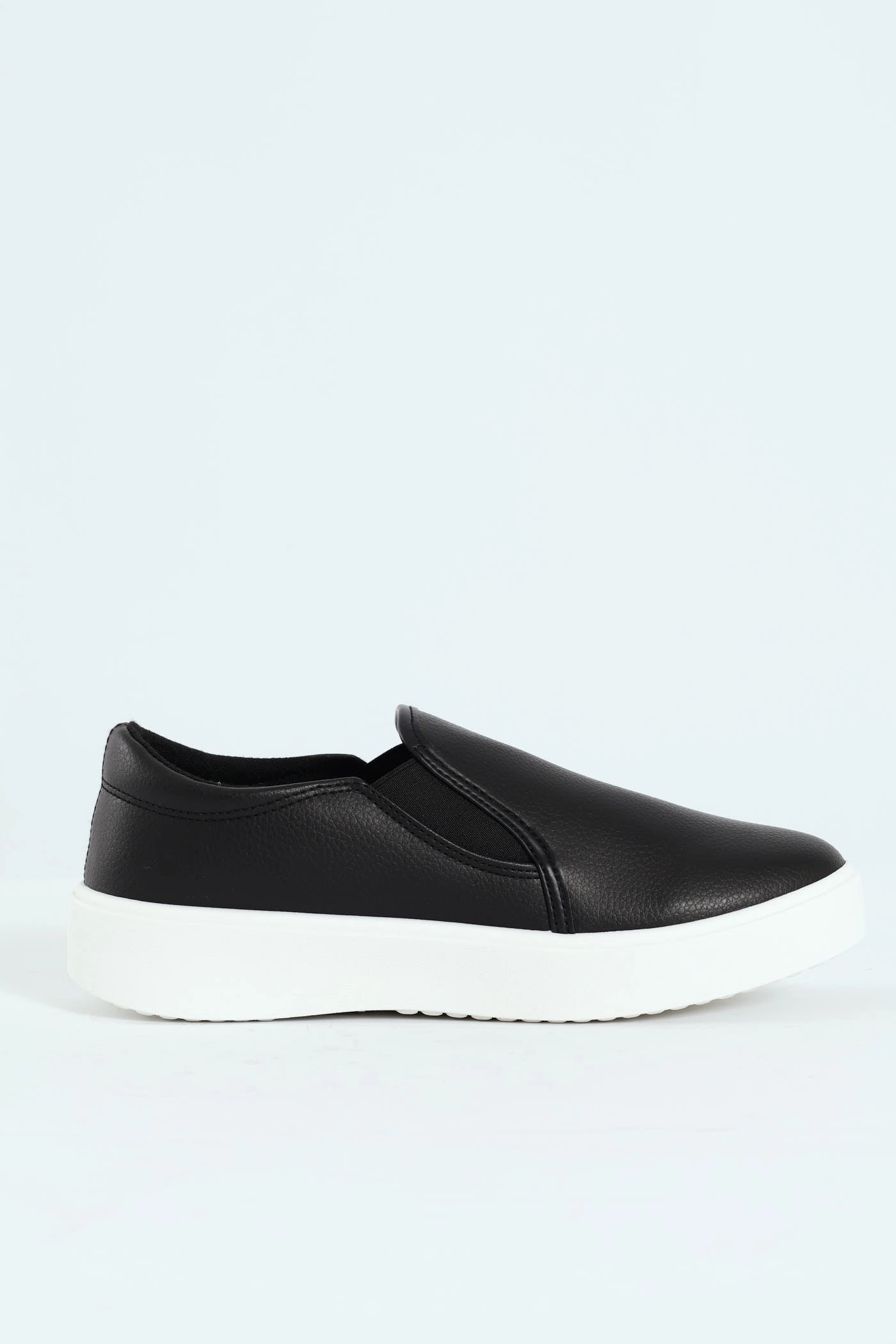 Parker Side Gusset Slip On - Black