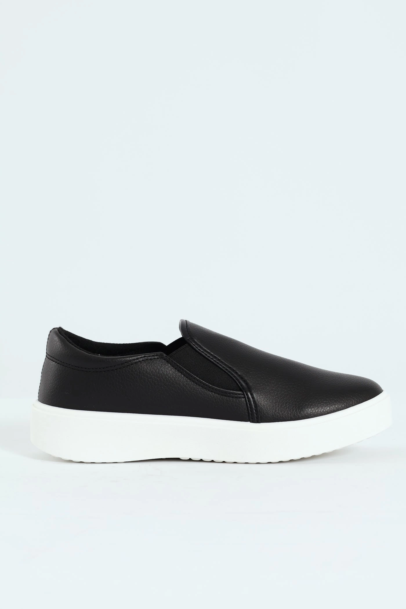 Parker Side Gusset Slip On - Black