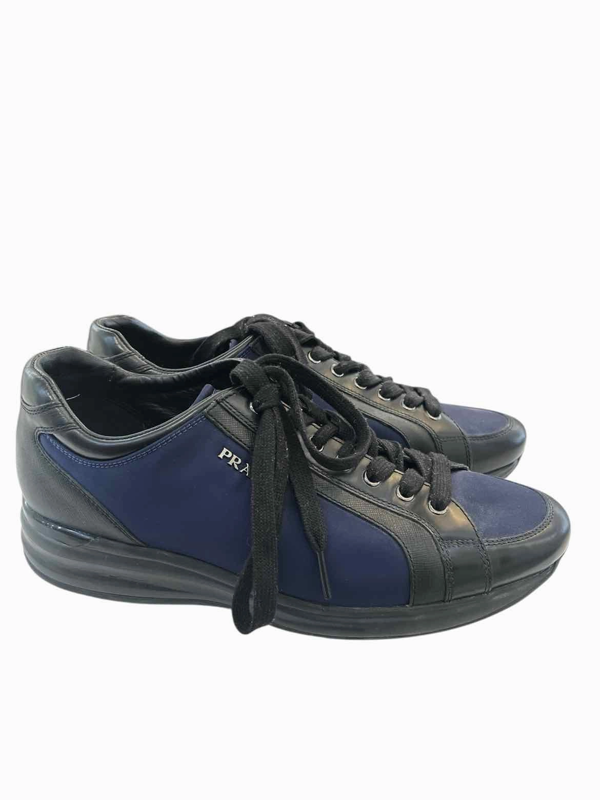 Prada black and navy Size 40 Shoes