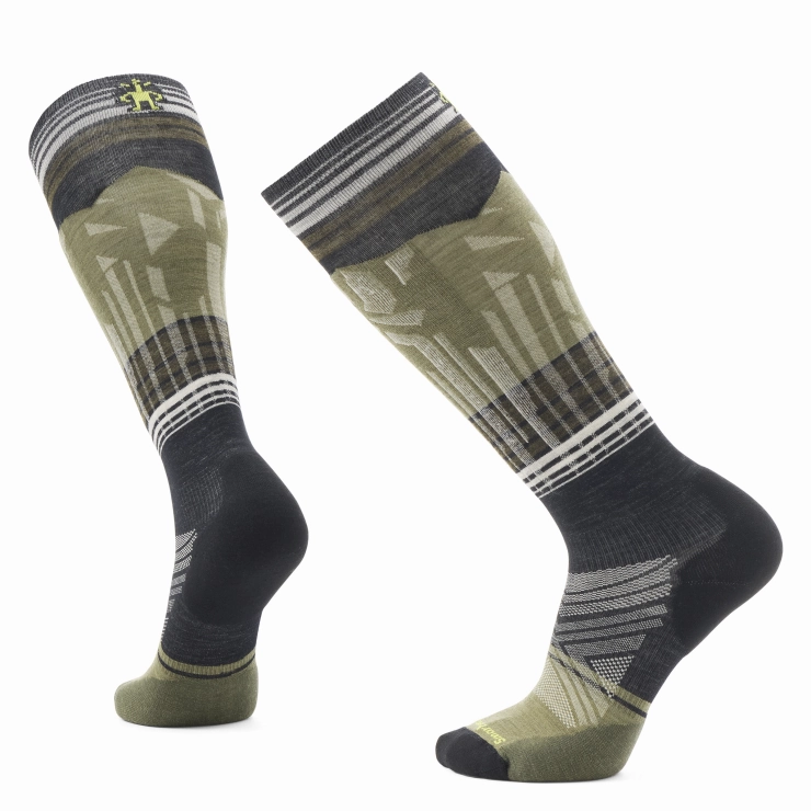 Smartwool Ski Targeted Cushion Summit Shot Over The Calf Socks
