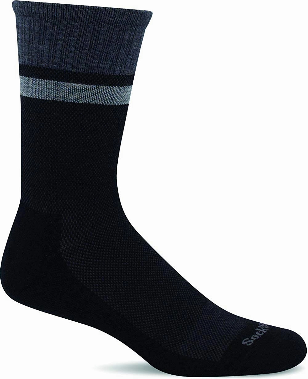 Sockwell Men's Foothold Crew Moderate Graduated Compression Sock