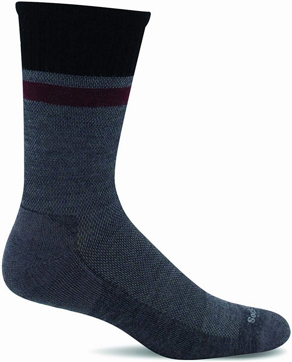 Sockwell Men's Foothold Crew Moderate Graduated Compression Sock