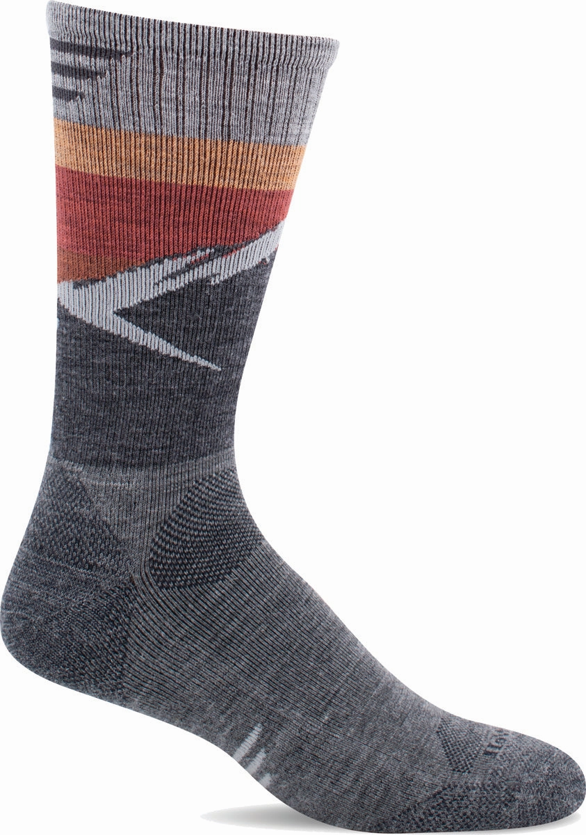 Sockwell Men's Modern Mountain Crew Moderate Compression Sock