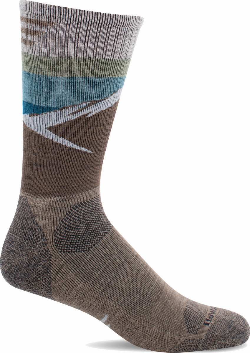 Sockwell Men's Modern Mountain Crew Moderate Compression Sock