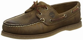 Timberland Herren Classic 2 Eye Bootsschuhe. Braun (Brown Full Grain). 44.5 EU
