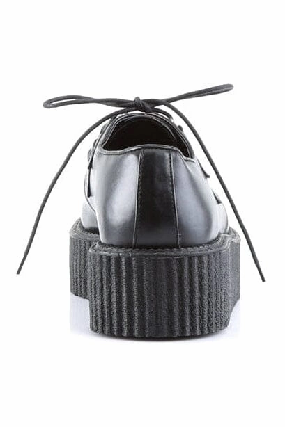 V-CREEPER-502 Black Vegan Leather Creeper