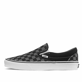 Vans Unisex Klassieke instapper Low Top. Schwarz Black Pewter. 37 EU