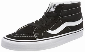 Vans Unisex Sk8-Mid Reissue Vn0A391F6Bt1 Hohe Sneaker. Schwarz (Black/True White 6bt). 42.5 EU