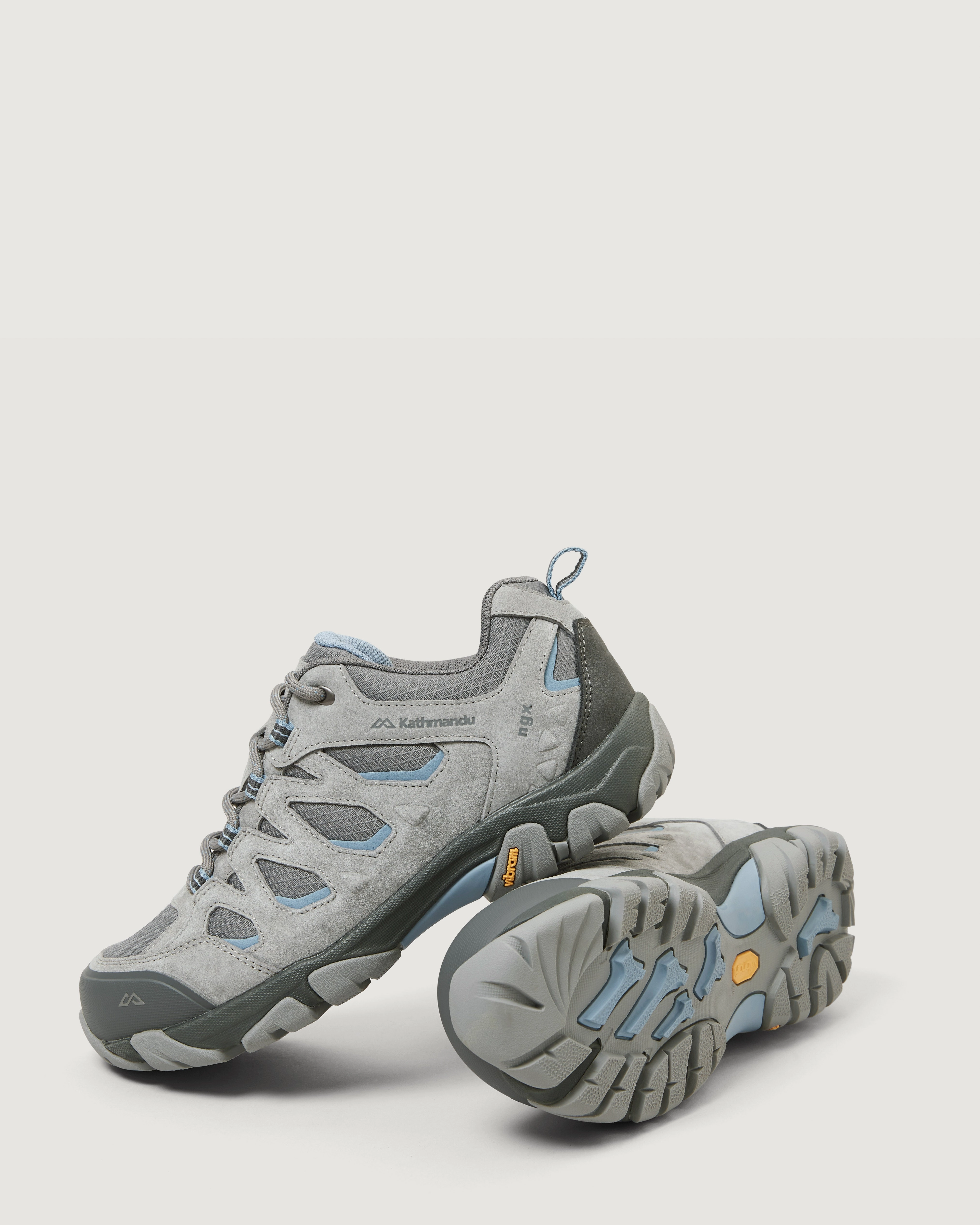 Women's Mornington Waterproof Hiking Shoes - Steel Grey/Faded Denim