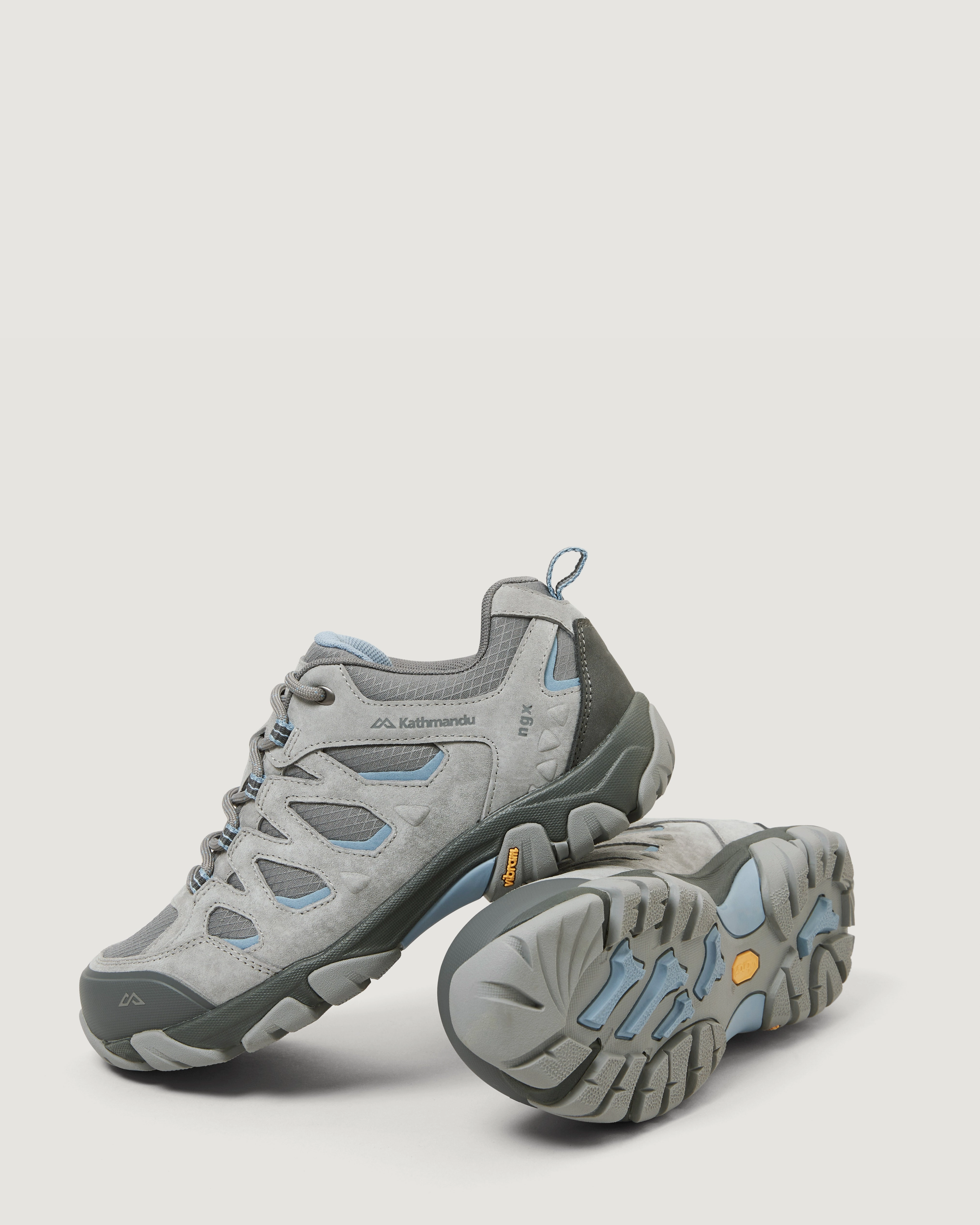 Women's Mornington Waterproof Hiking Shoes - Steel Grey/Faded Denim
