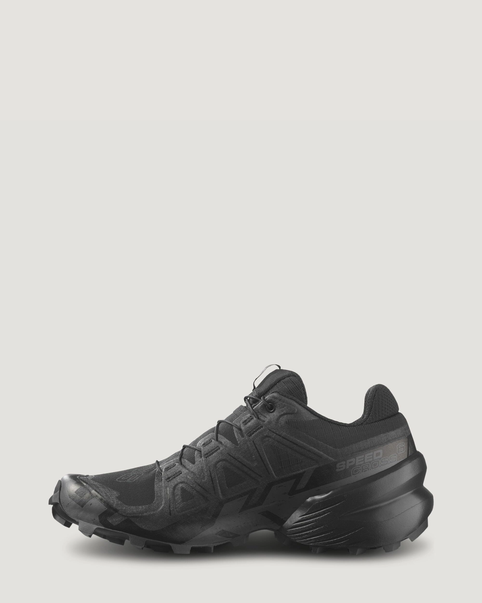 Women's Salomon Speedcross 6 Trail Running Shoes - Black/Black/Phantom